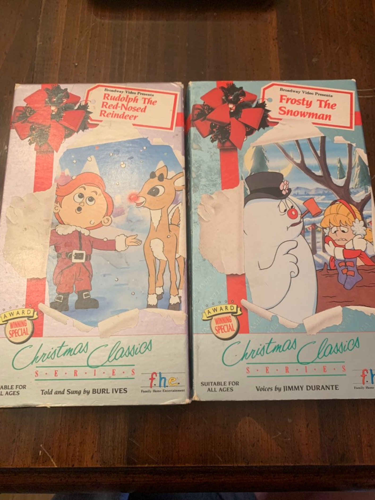 Christmas Classics Series VHS Tapes frosty the Etsy
