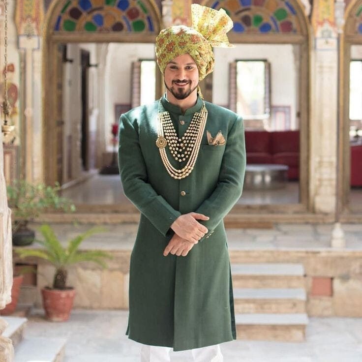 Indian Designer Bollywood Celebrity Mens Sherwani Wedding Jodhpuri