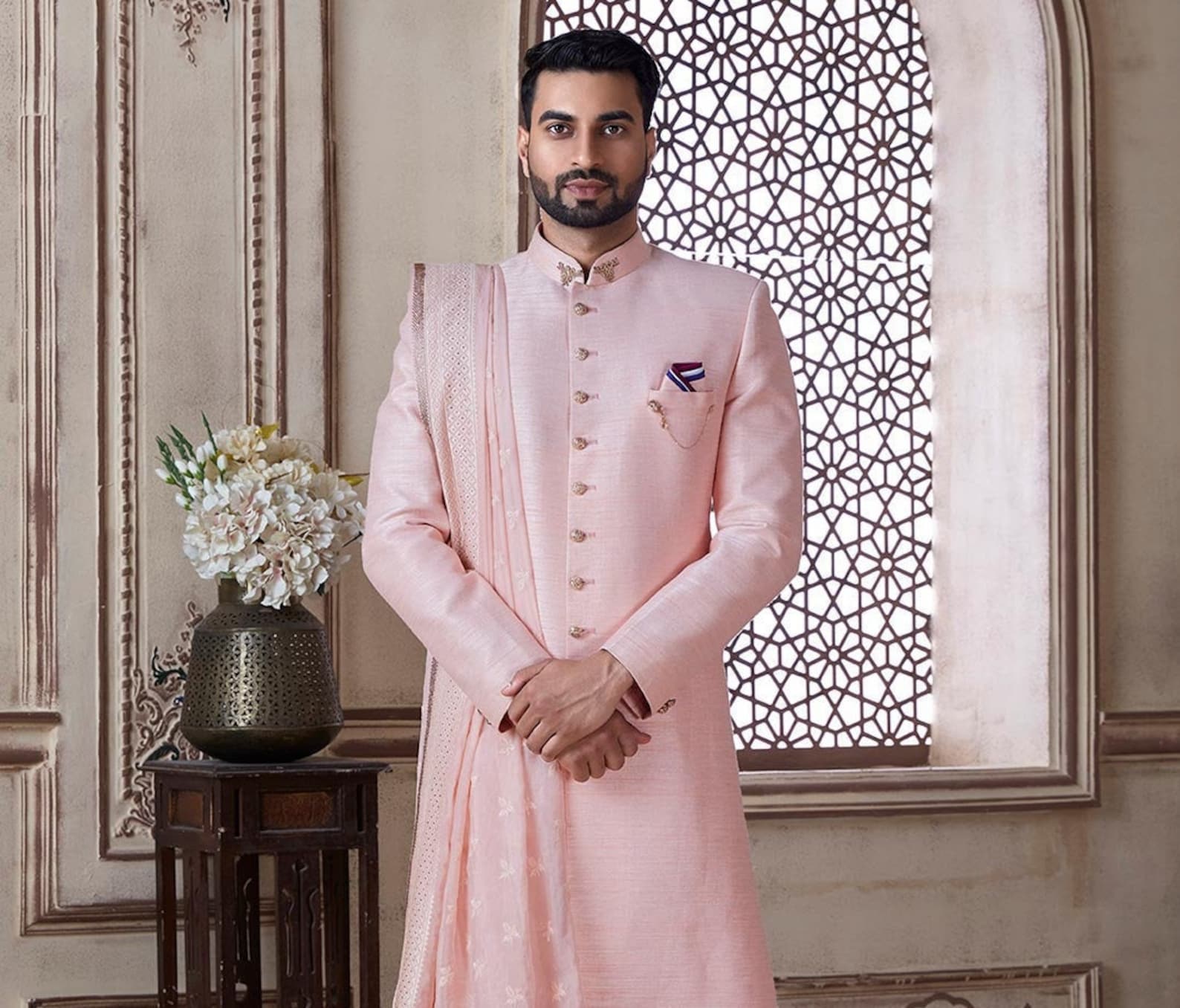 Indian Designer Groom Wedding Dress Jodhpuri Prele With Free Etsy