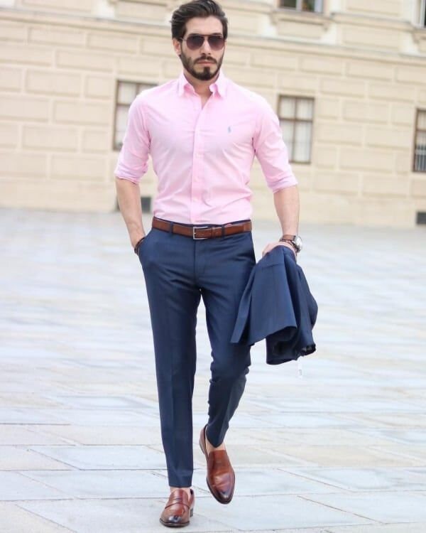 Designerdarji Formal Men's Straight Casual Trousers Solid - Etsy