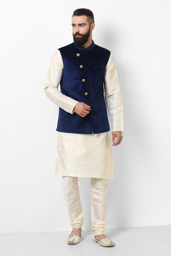 Indian Designer Mens Wedding Wear Dress Indowestern Velvet Etsy