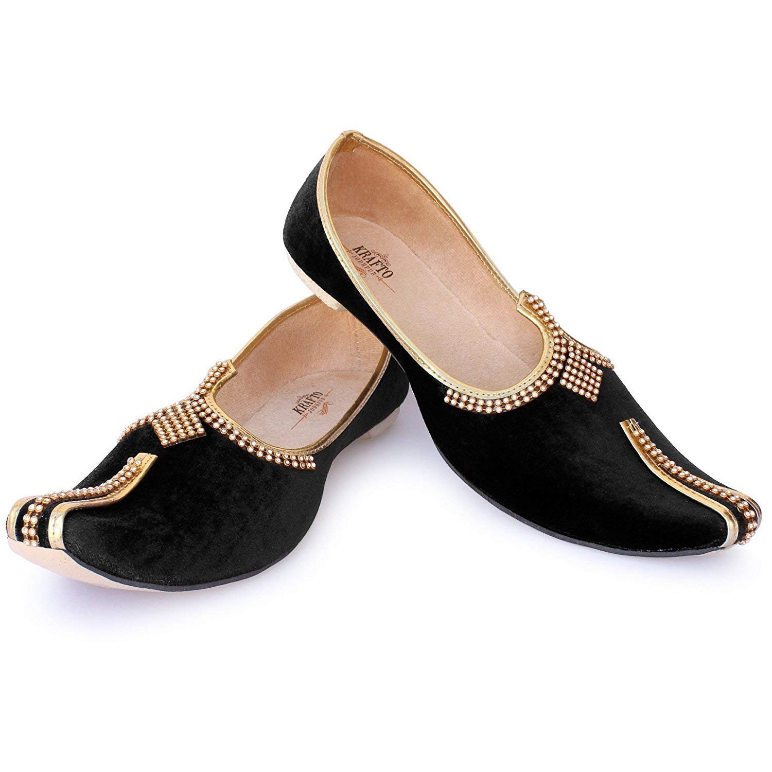 Indian Designer Rajasthani Mojari Shoes Velvet Jutti Set For Etsy