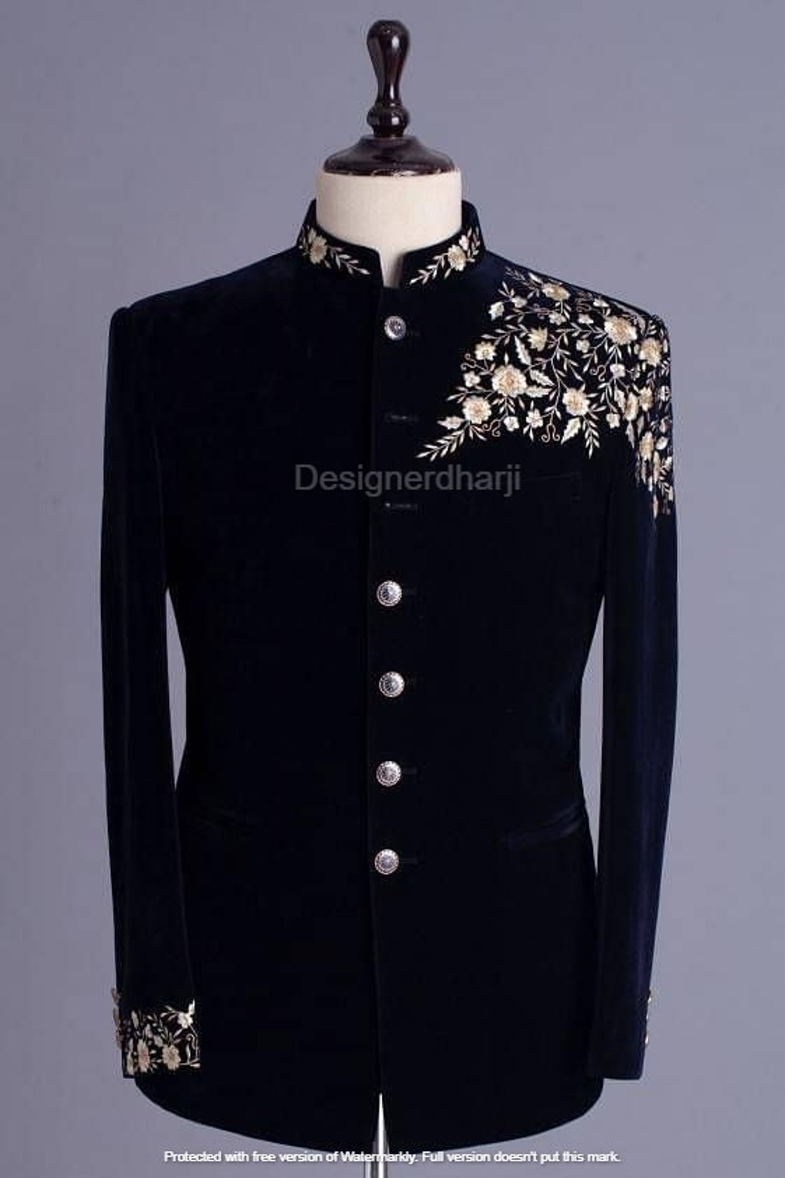 Designerdarji Designer Prelish Jodhpuri Bandhgala Indo Western Coat