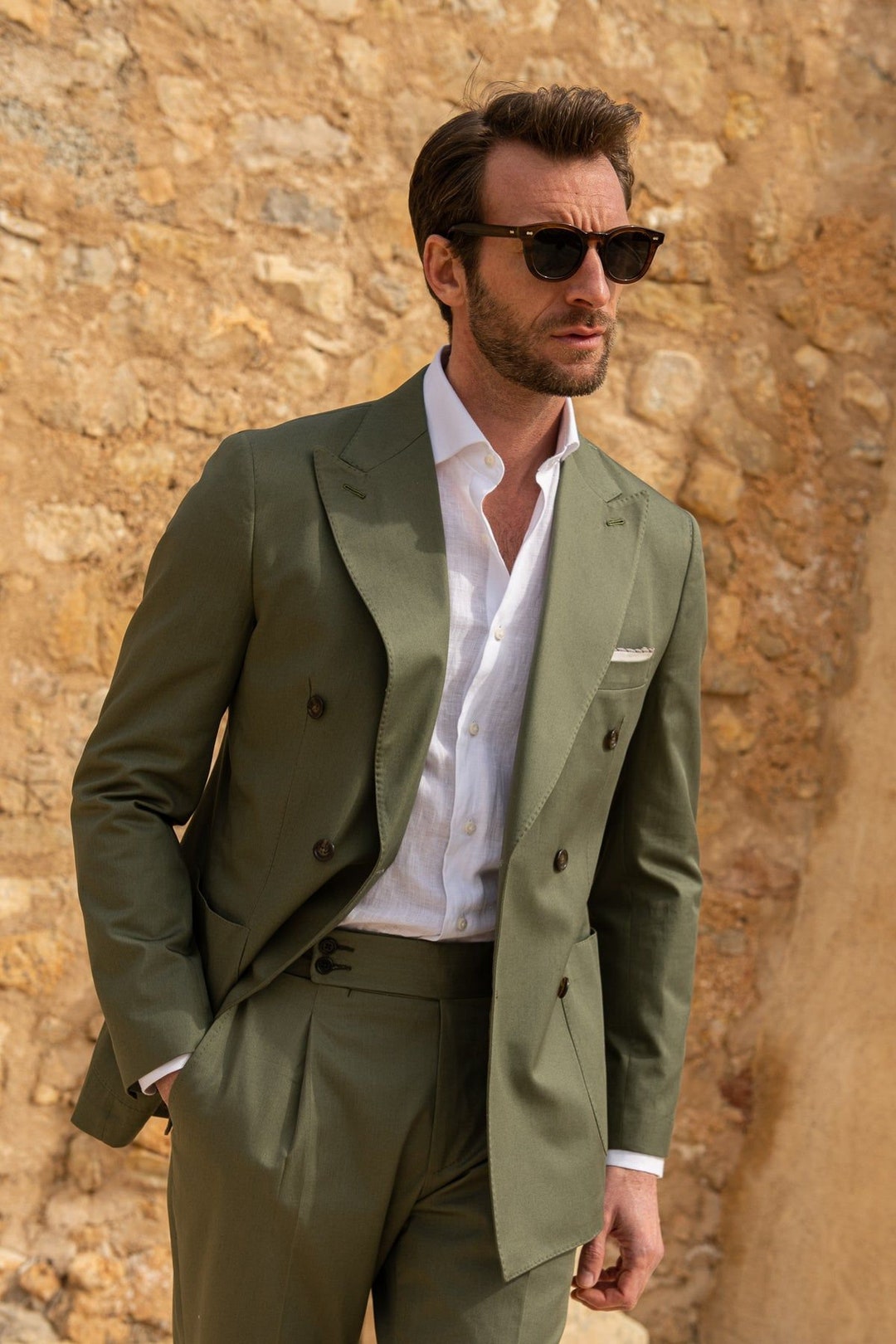 Designerdarji Green Coat Pant for Men Blazer for Office,formal Suit for