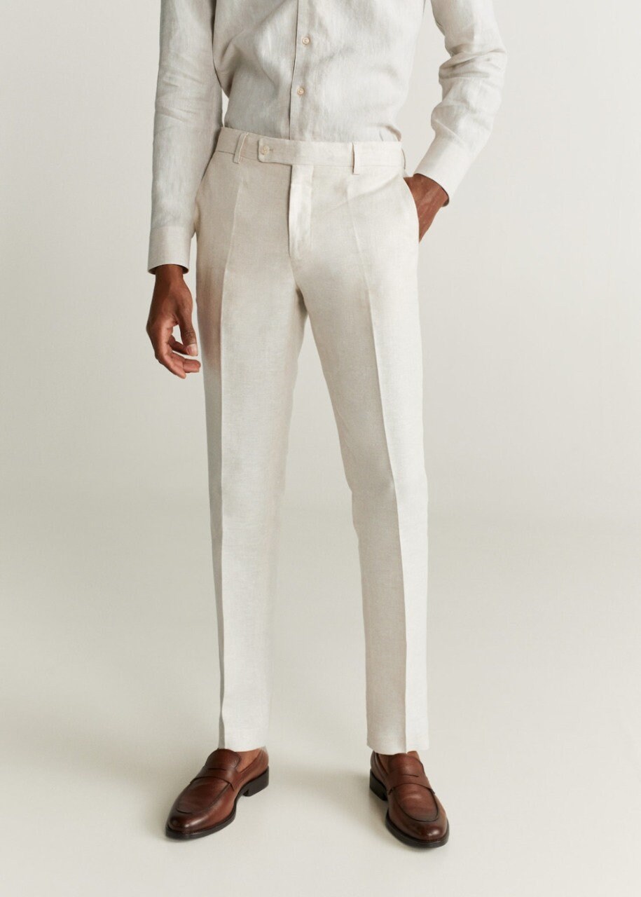 Designerdarji Formal Men's Straight Casual Trousers Solid Slim Fit Work ...