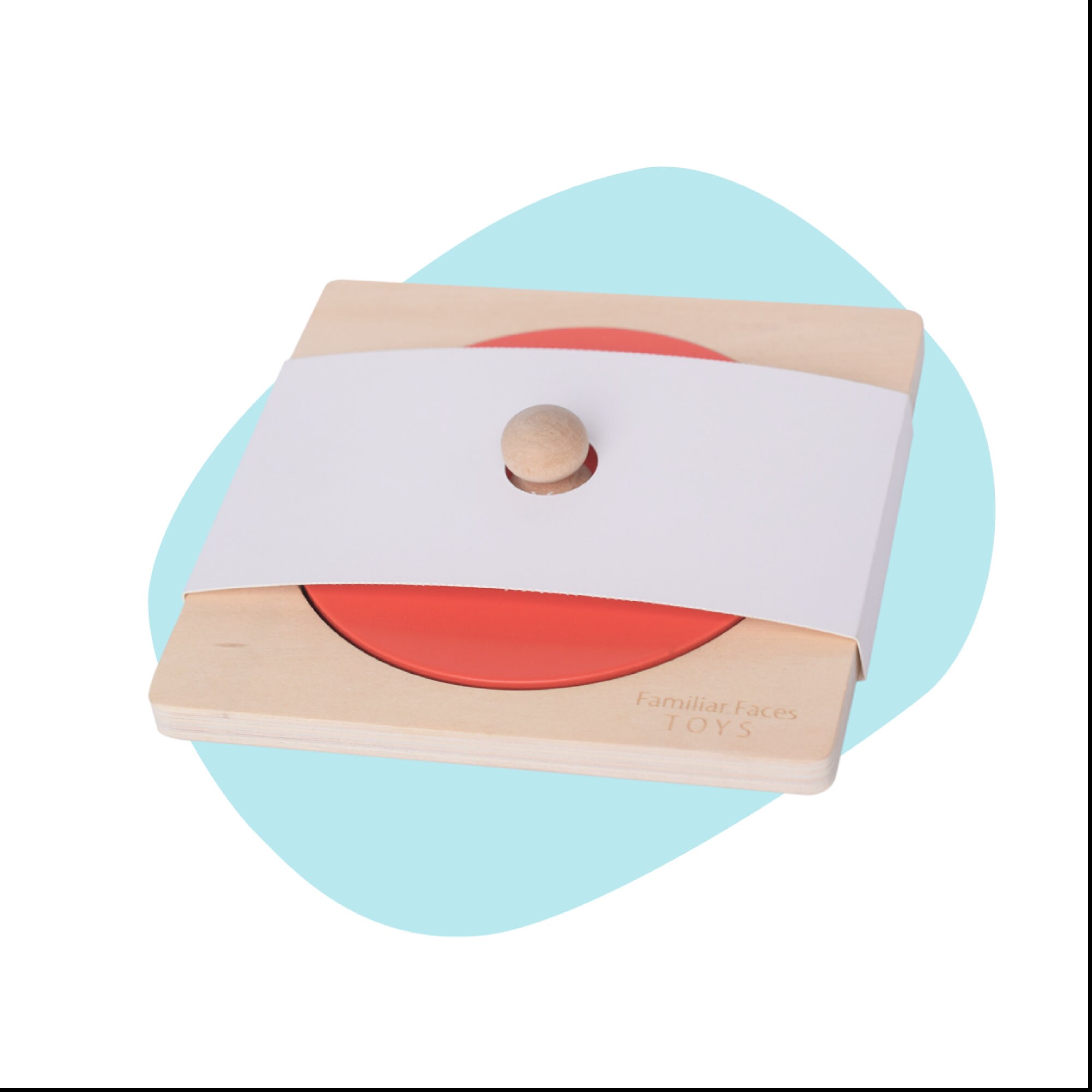 Montessori Mirror Puzzle Mirror Wood Peekaboo Puzzle for Etsy Australia