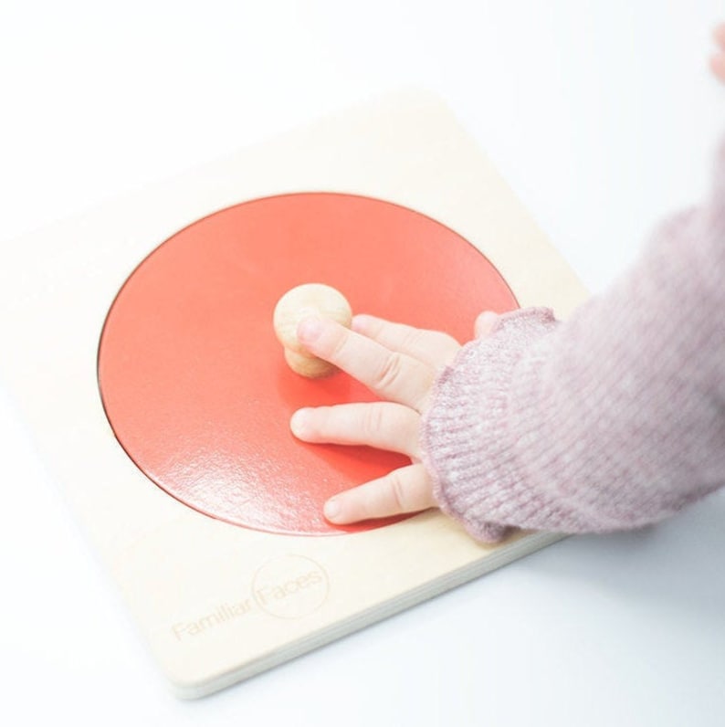 Montessori Mirror Puzzle Mirror Wood Peekaboo Puzzle for Etsy Australia