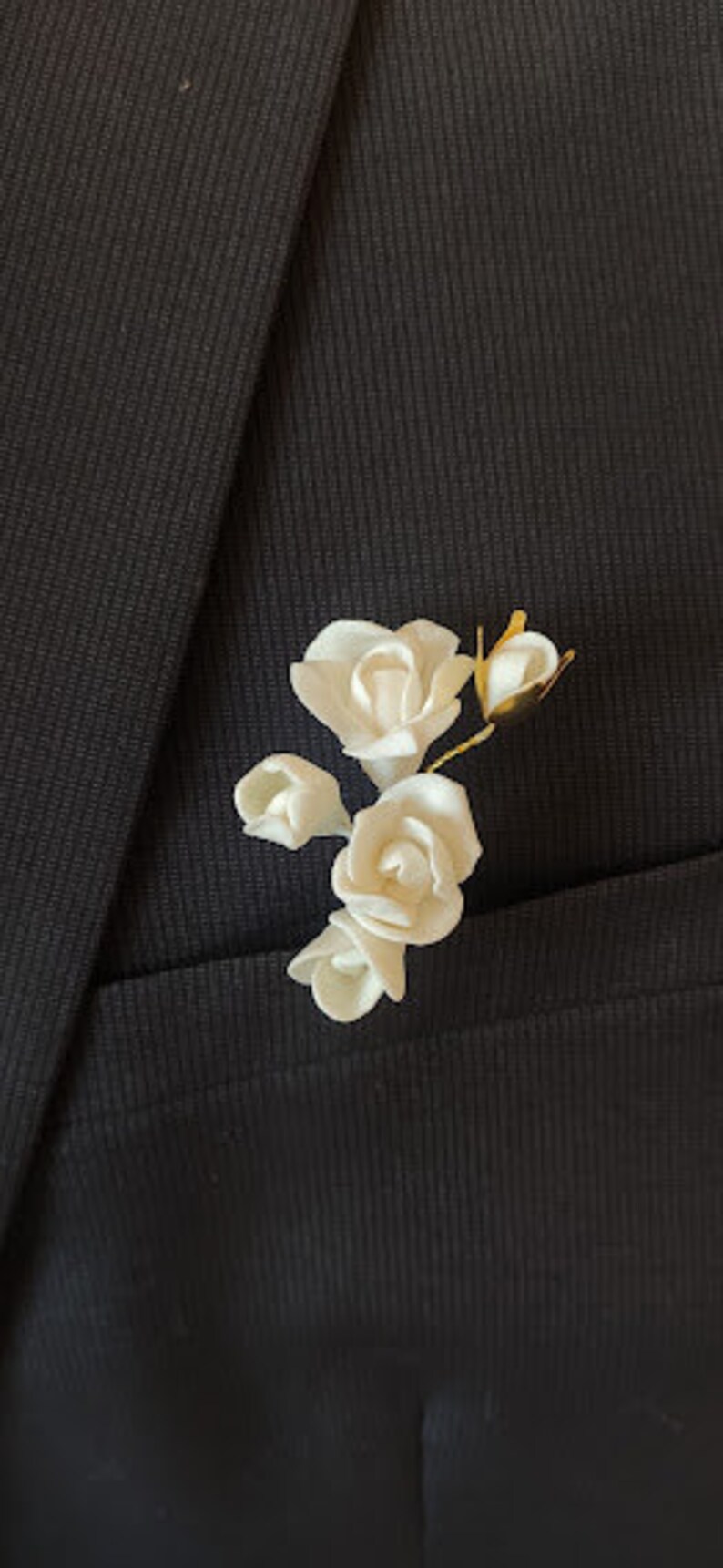 Manon hairpin, white or gold. image 10