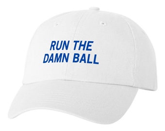 run the damn ball hat uga