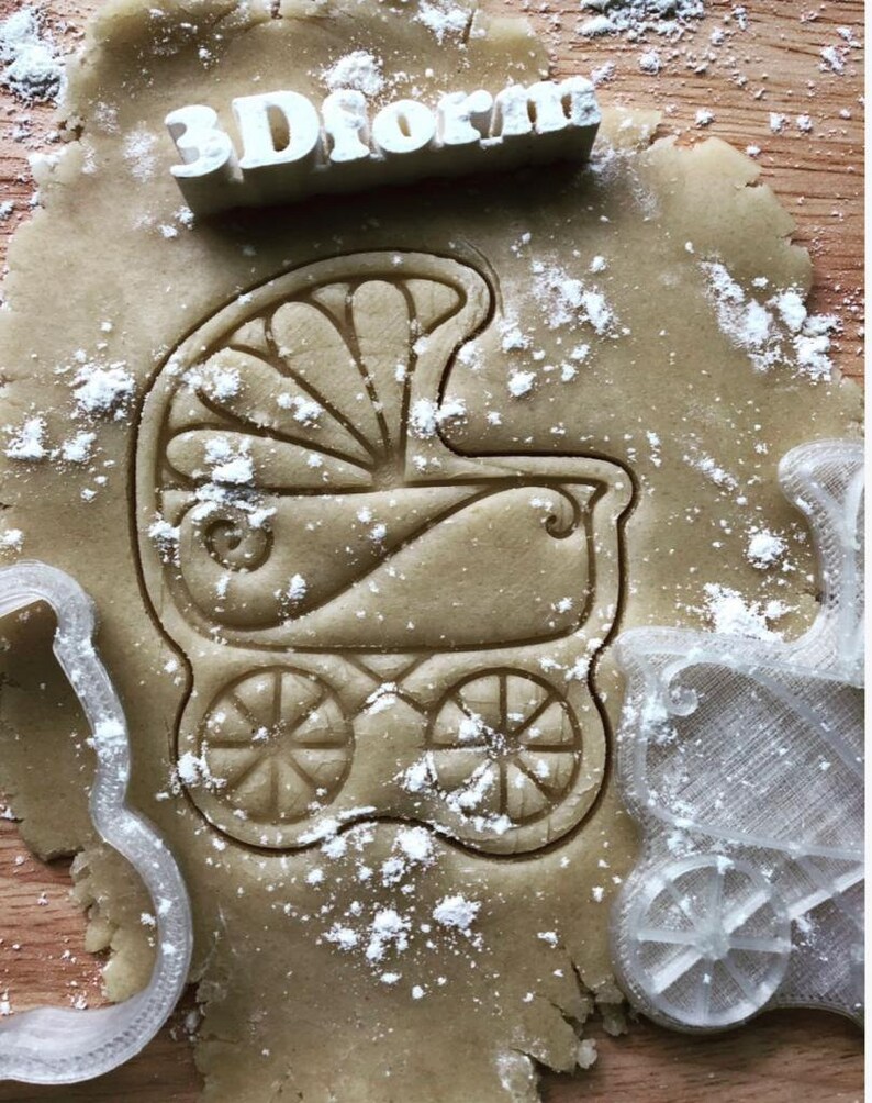 Baby shower cookie cutters Custom stamp cookie cutters for Etsy
