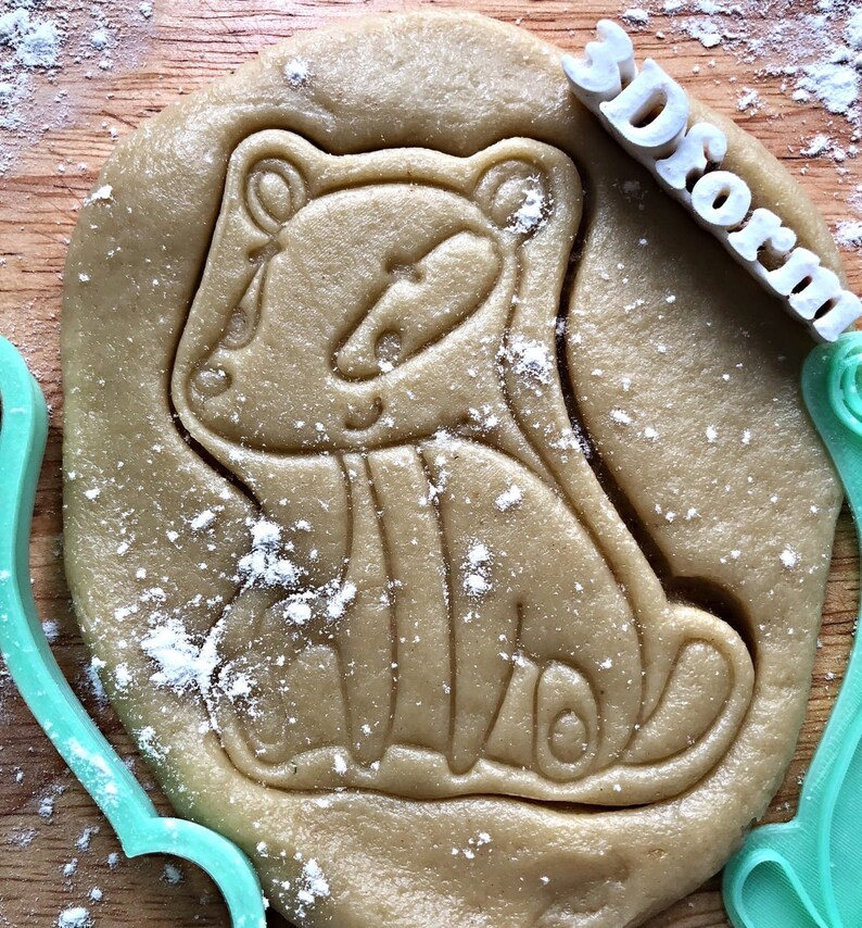 Animal Cookie Cutters Custom Stamp Cookie Cutters for Cake Etsy