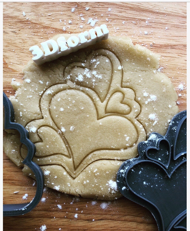 Custom stamp cookie cutters for cake topper gingerbread décor Etsy
