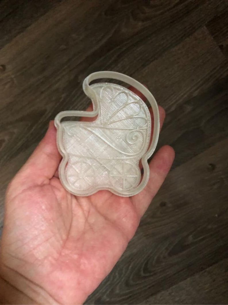 Baby shower cookie cutters Custom stamp cookie cutters for Etsy