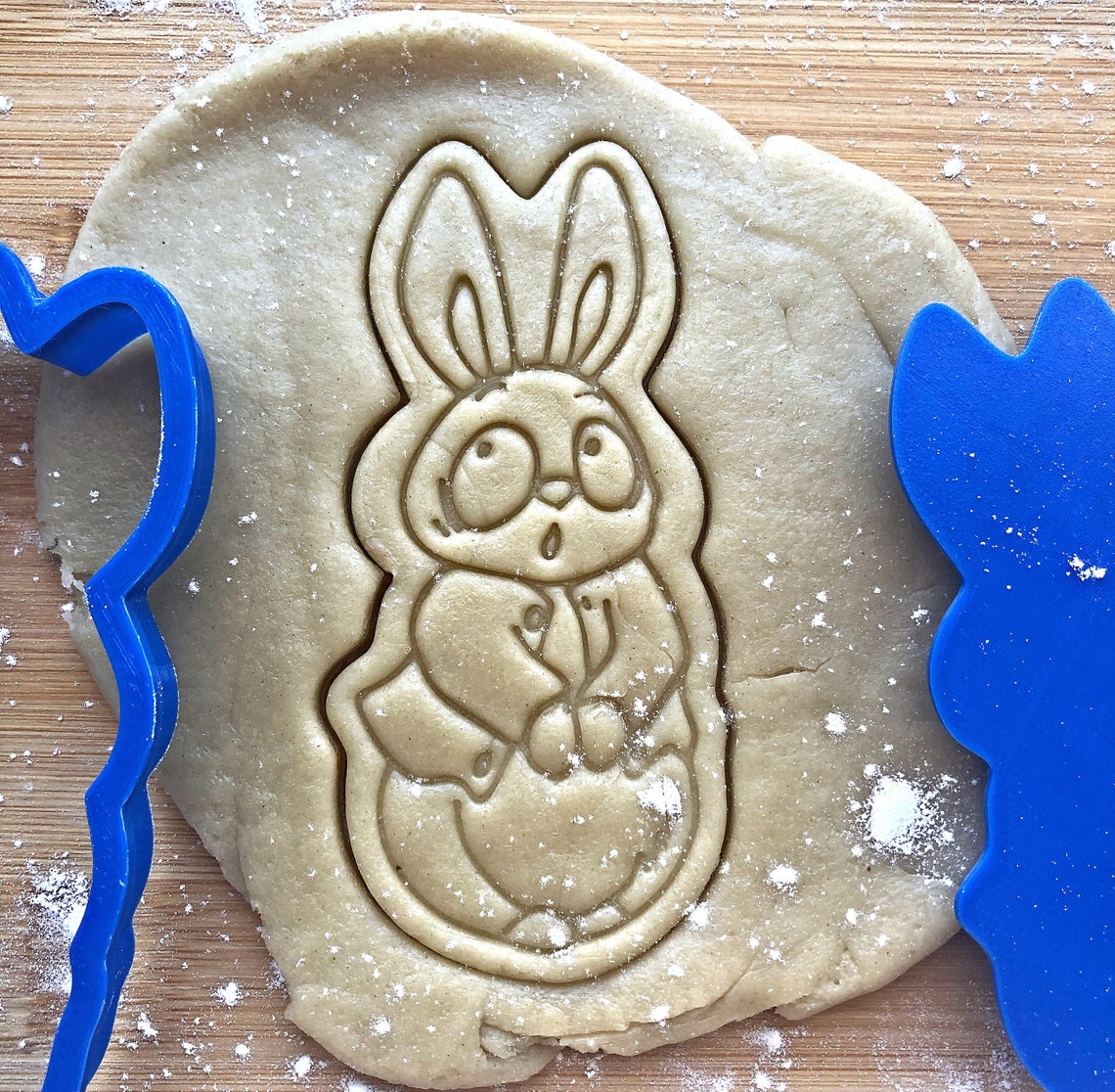 Easter Rabbit cookie cutters Bunny Custom stamp cookie cutter Etsy