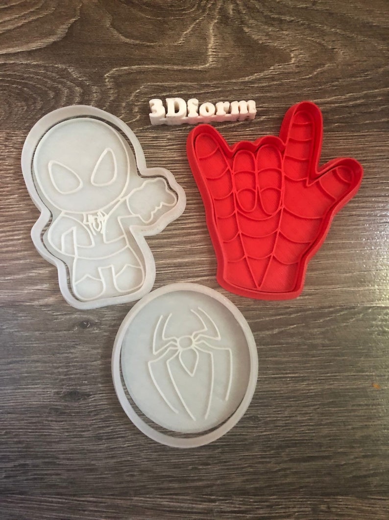 Sugar cookies Spiderman Cookie Cutters Set cookie cutter Etsy