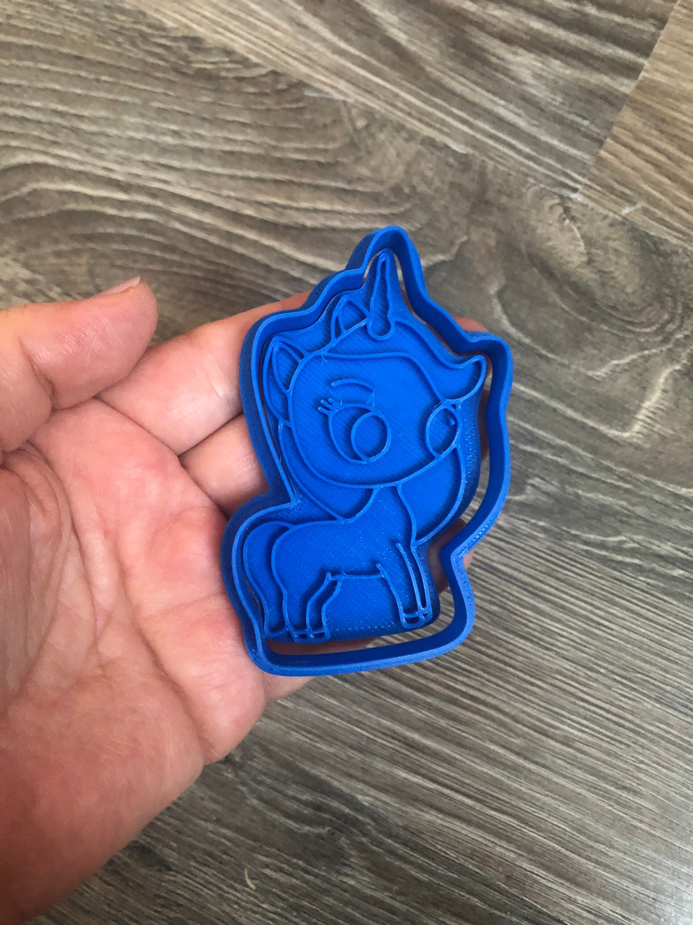 Unicorn Cookie Cutter Custom Stamp Cookie Cutters for Cake Etsy