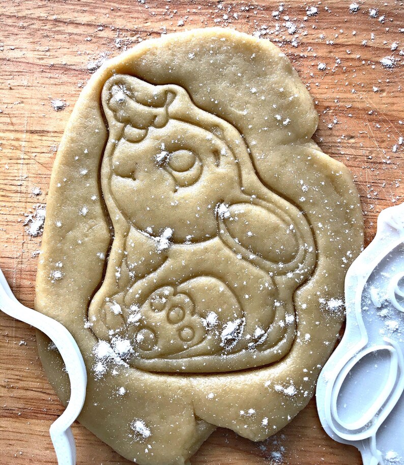 Bunny cookie cutter cookie embosser Custom stamp cookie Etsy