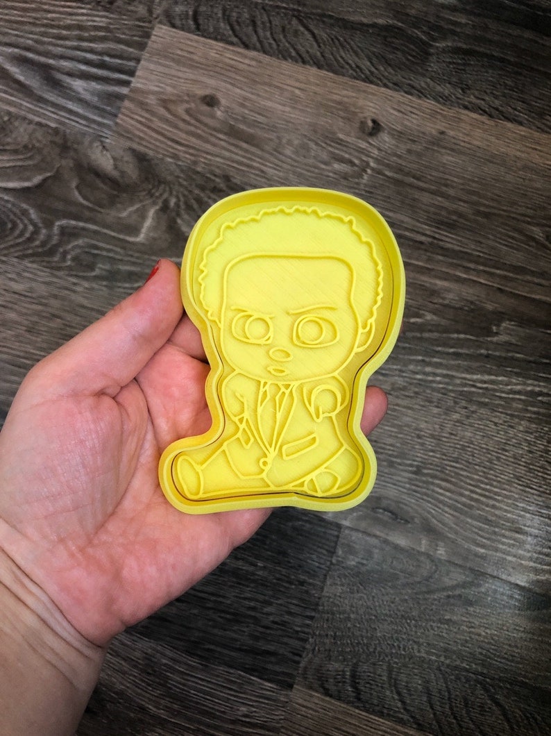 Boss Baby boy Cookie Cutters birthday baby Fondant 3D printer Cake and Fondant Decorates custom stamp molds