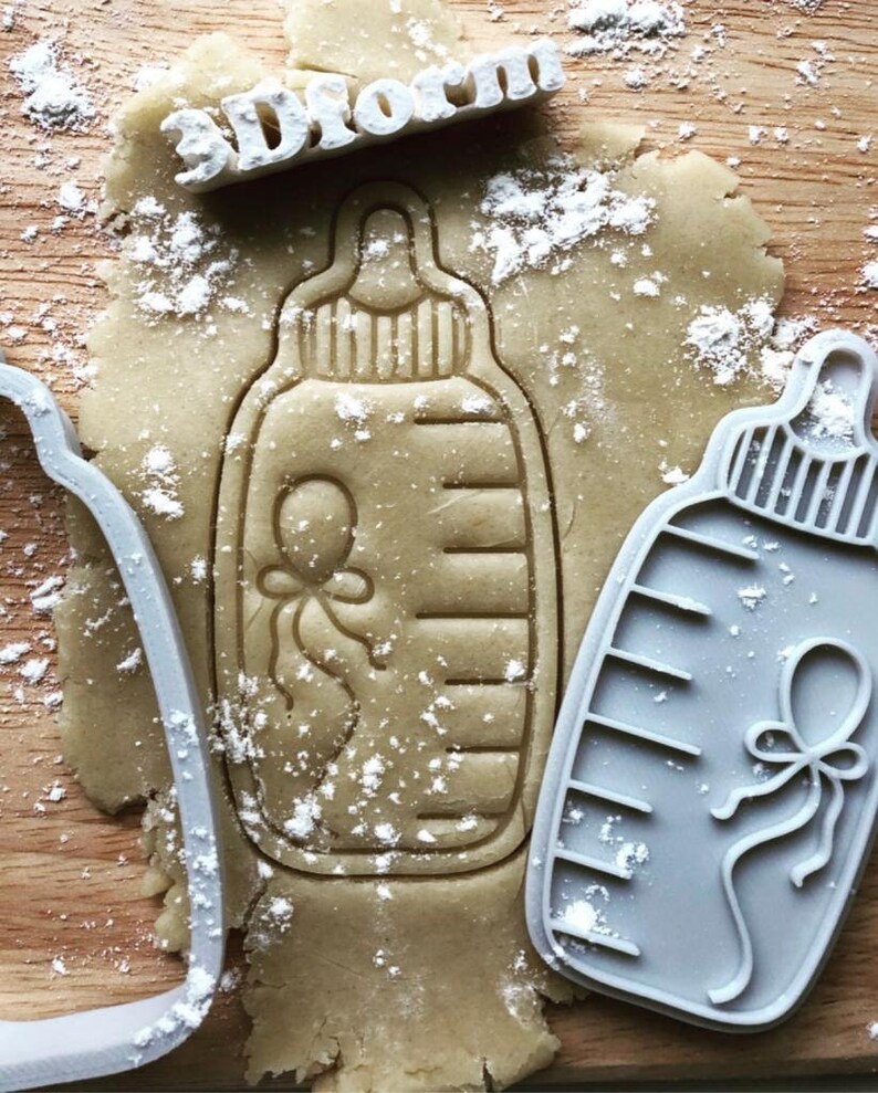 Baby shower cookie cutters Custom stamp cookie cutters for Etsy