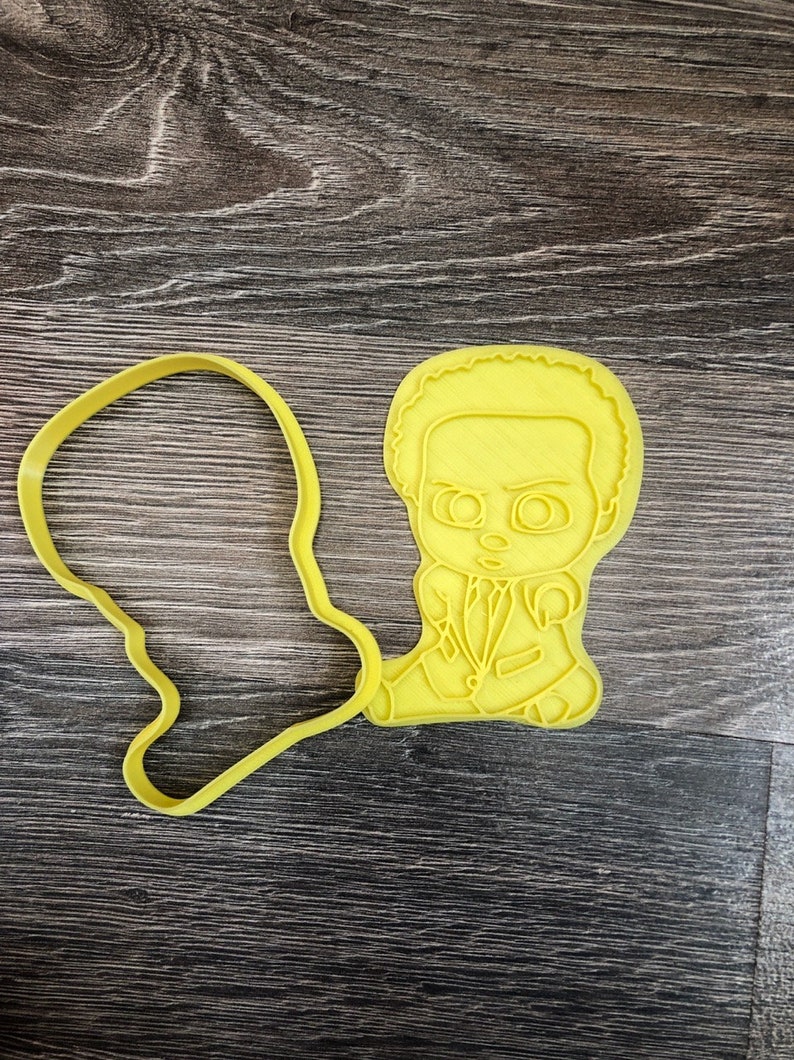 Boss Baby boy Cookie Cutters birthday baby Fondant 3D printer Cake and Fondant Decorates custom stamp molds