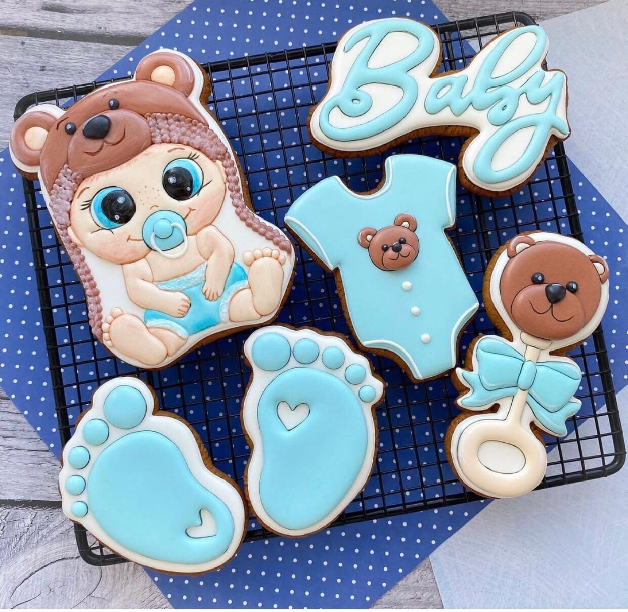 Baby shower cookie cutters Custom stamp cookie cutters for Etsy