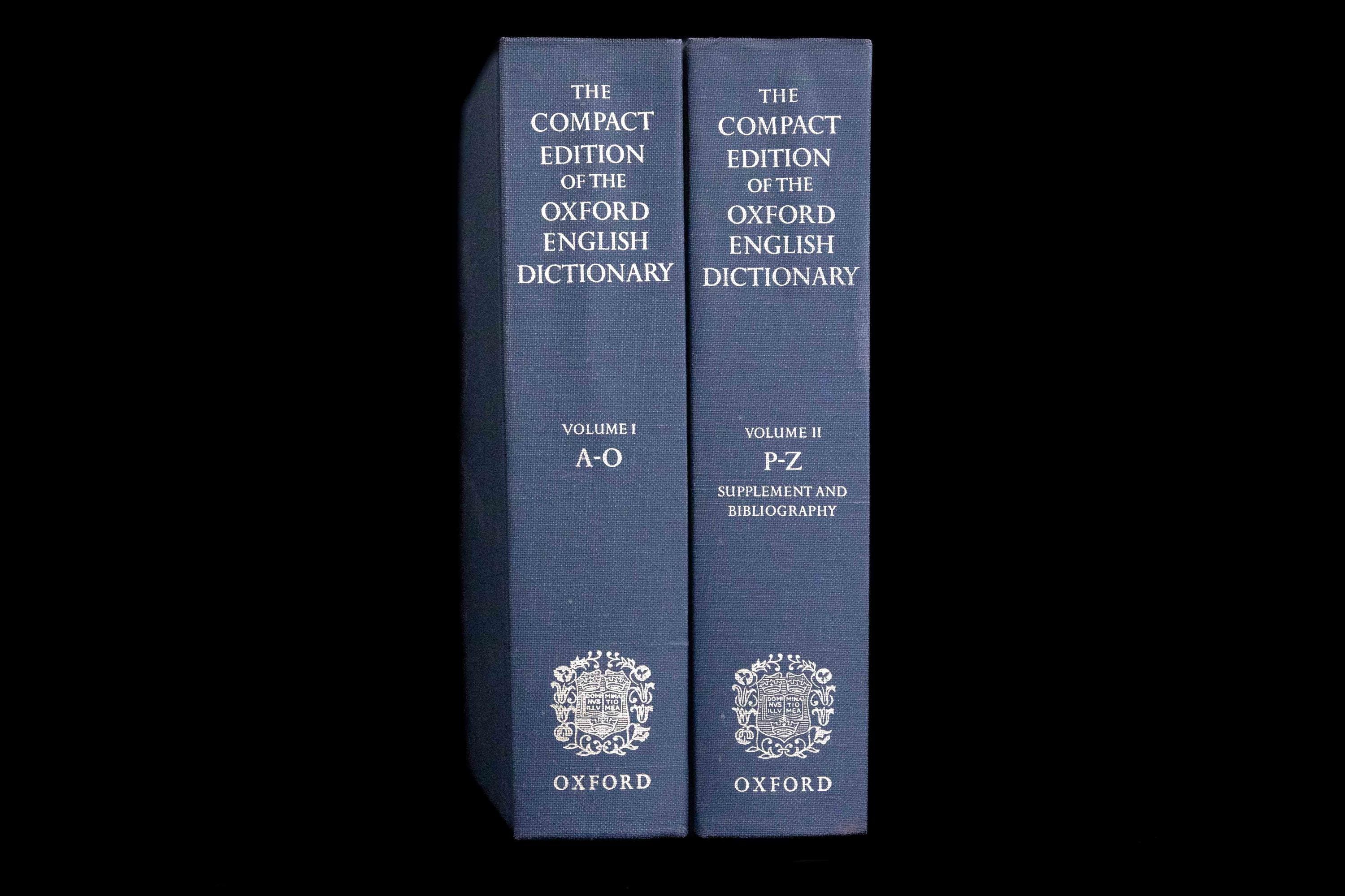 Vintage Oxford Dictionary - Etsy