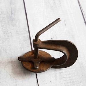 Antique Shaler Tire Repair Tool primitive rusty