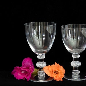 LALIQUE  French Saint Hubert  Crystal Stemware  Selling individually total of 20 glasses, &quot;1947&quot; Exquisite