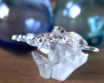 Swarovski Peaceful Countryside Baby Tortoises #56881518 - Etsy