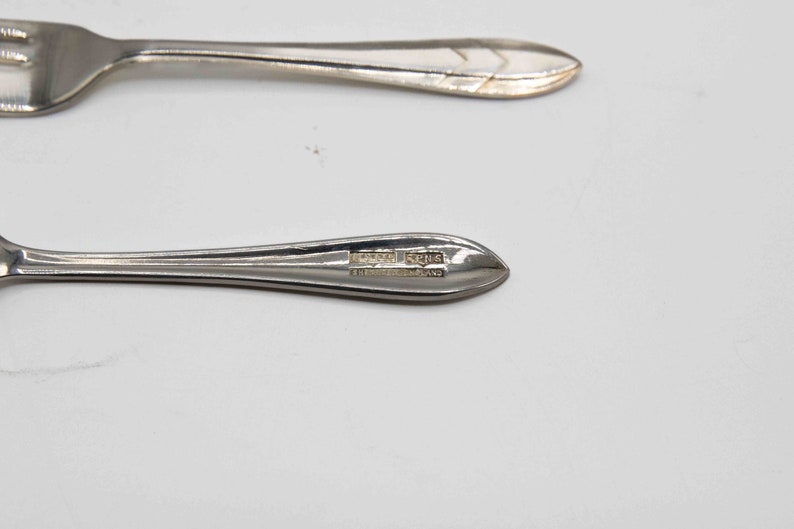 3 MS Ltd EPNS Sheffield England, the Loxley Pastry Fork Etsy