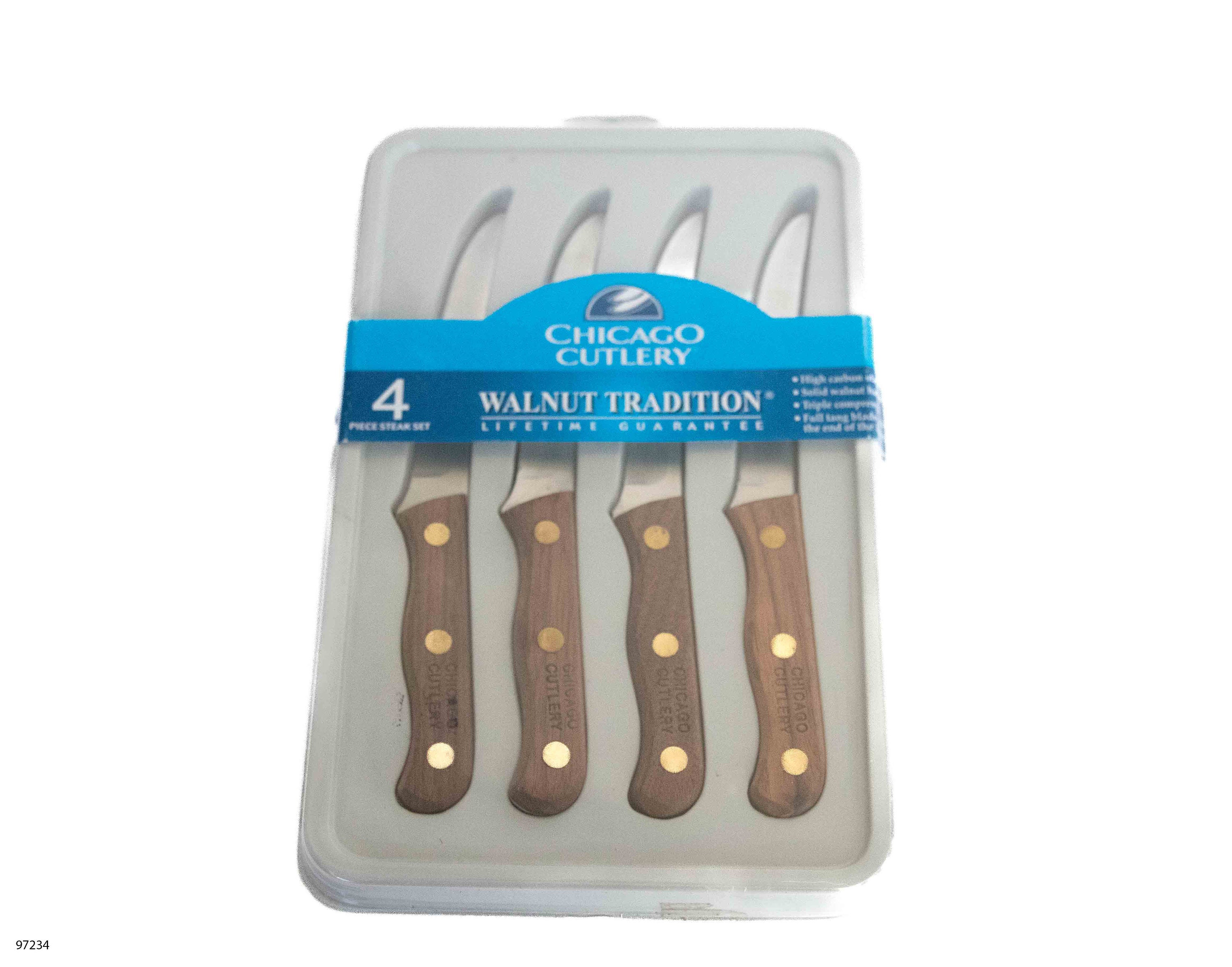 Chicago Cutlery Walnut Tradition Kitchen Knife Set (3-Piece