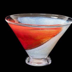 Vintage Kosta Boda Art Glass Bowl: Signed Kjell Engman, Sweden