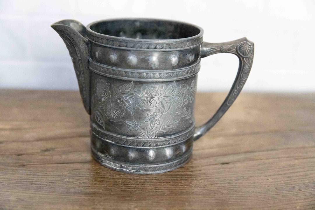 Vintage/antique Quadruple Plate Sp Mfg Aurora 0951 Creamer Etsy