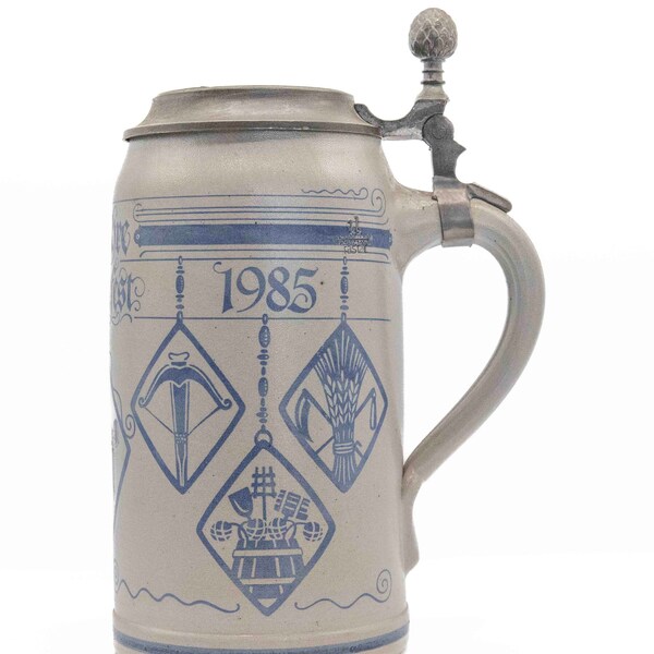 German beer stein 175 years Oktoberfest anniversary Lg 9" stein Rastal Grenzhausen