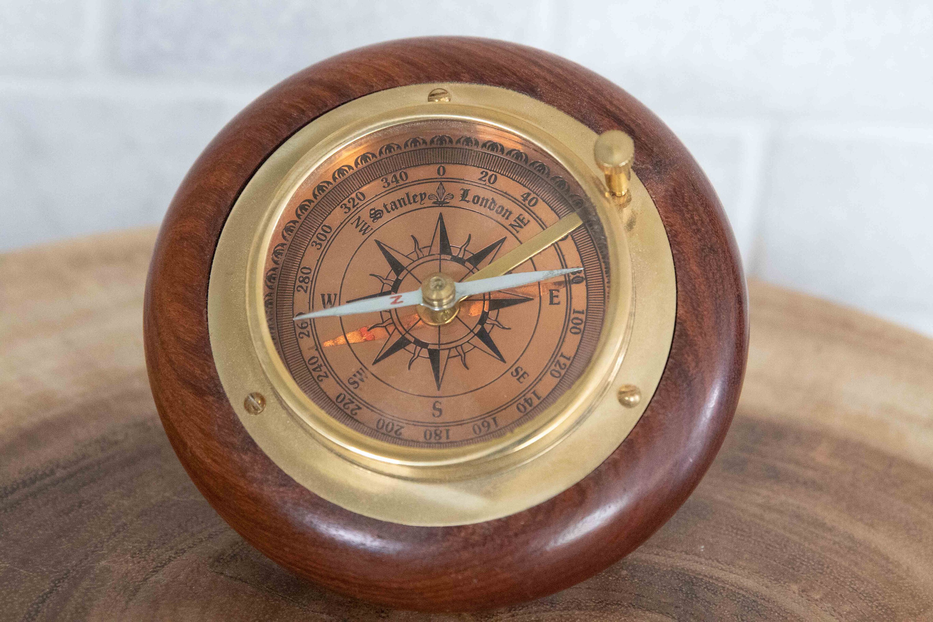 Antique Brass Magnifying/navigational/magnetic 6 Sailing Ship/boat Desk  Compass Gift Anniversary Gift, 