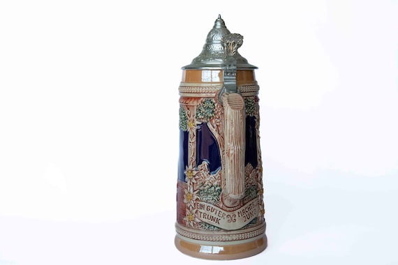 旧西ドイツ ヴィンテージ未使用GUNTHER PAGALIES社 レターライナー King Limitaet 2018 | Old German Victory Feast Antique Style Beer