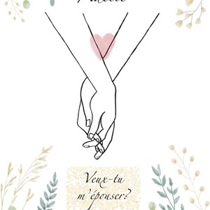 Carte à gratter Main dans la main