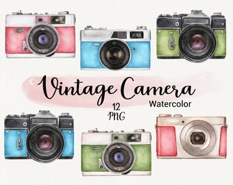 Download Camera Watercolor Etsy