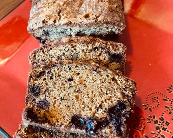 20 oz. Blueberry Walnut Bread, Homemade, Soft and Moist (each loaf packed separately)