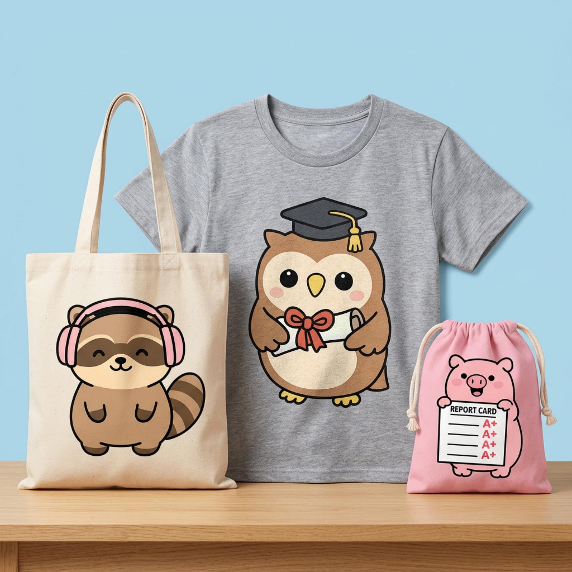 Cozy Study Animal PNG Clipart, Kawaii Self Care Transparent PNG for ...