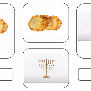 Hanukkah 3-part Montessori Language Cards PDF