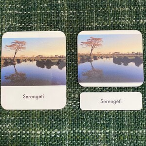 Meraviglie naturali del mondo Schede Montessori in 3 parti PDF