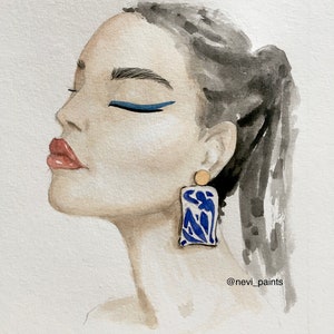 Schwarzes Mädchen Magie Wandkunst, Afro Frau Kunst, afroamerikanische Kunst Original, schwarze Frau Kunst, Afrocentric Dekor, starke Frau Kunst, College-Wohnheim