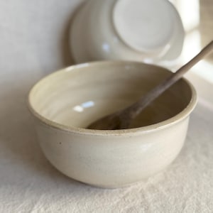 Mixing Bowl - Neutral, Handmade, Ceramic