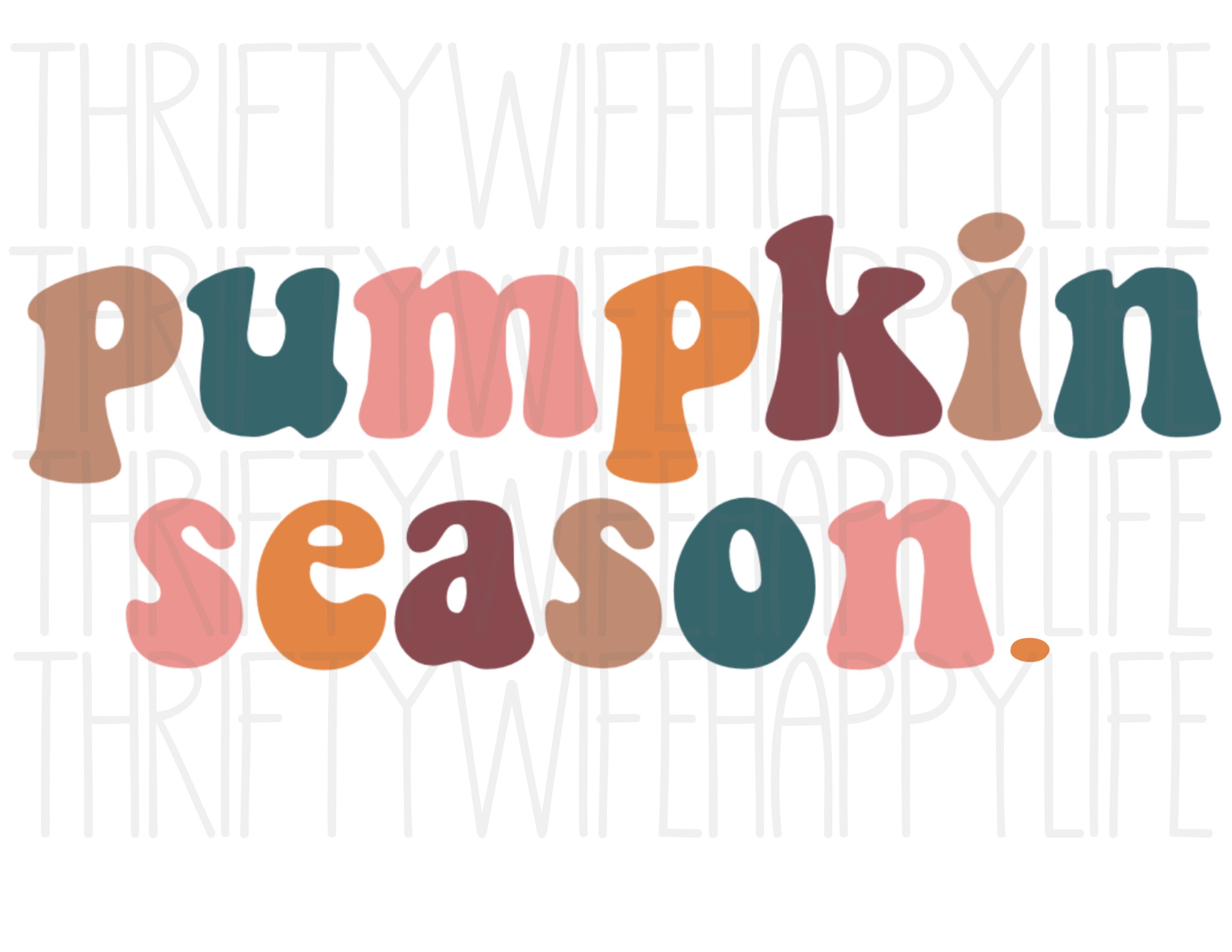 Digital Download For Sublimation - Pumpkin Season