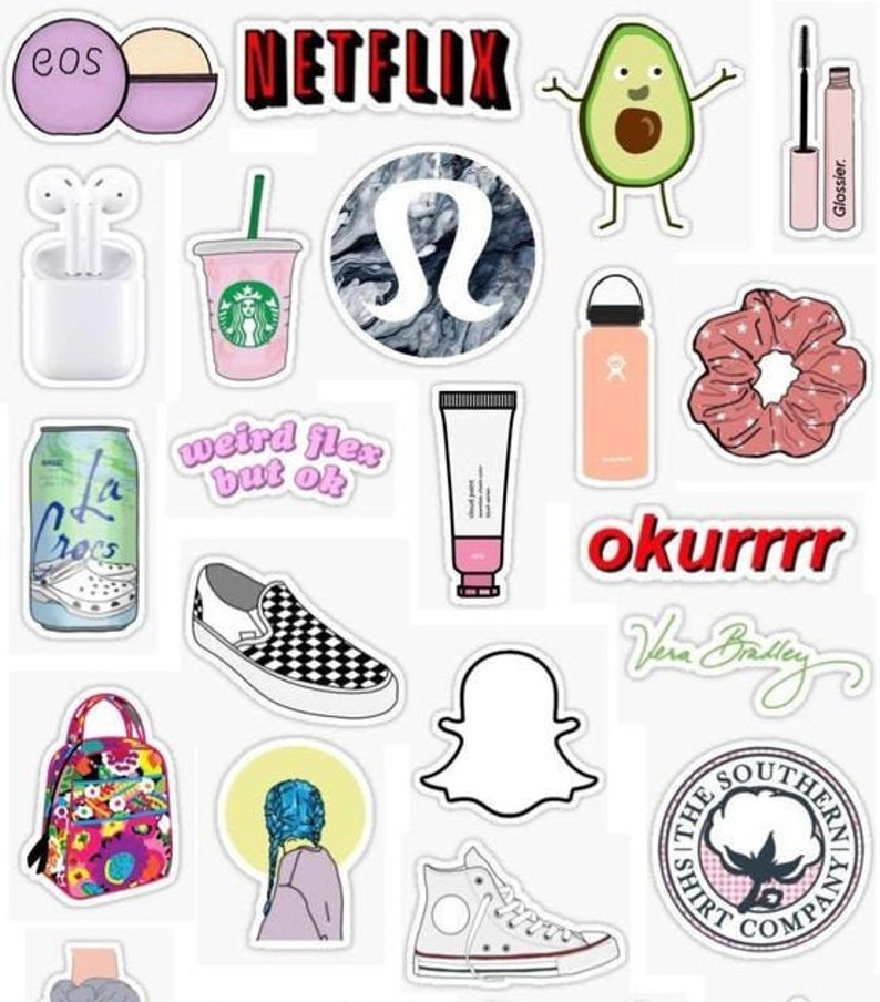 VSCO 20 sticker pack | Etsy