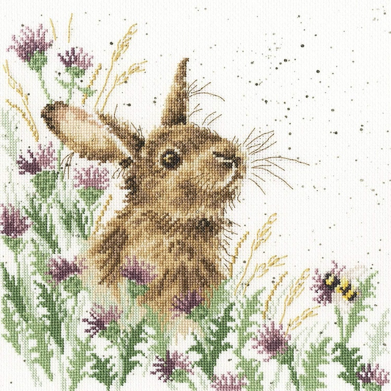Scandi Tree Bothy Threads counted cross stitch kit 14 count parchment aida