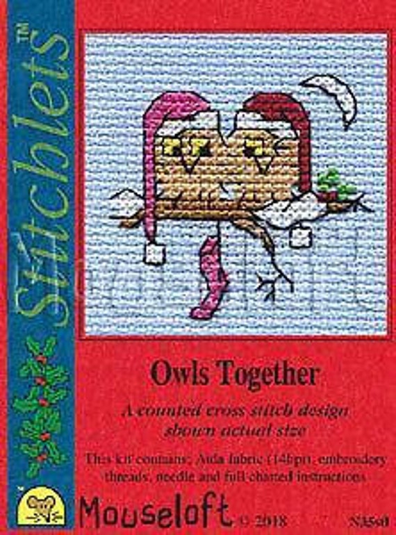 Red Scooter Stitchlets Collection Mouseloft Mini Cross Stitch Kit