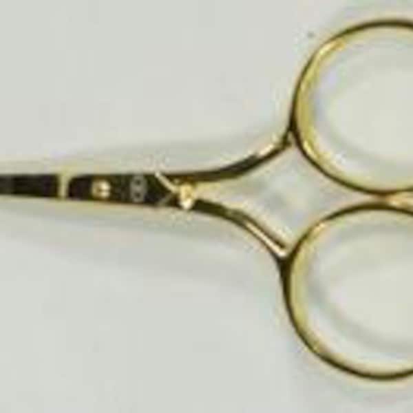 Goldwork Scissors - Specialist Tool For Goldwork With A Serrated Blade(se-1055)