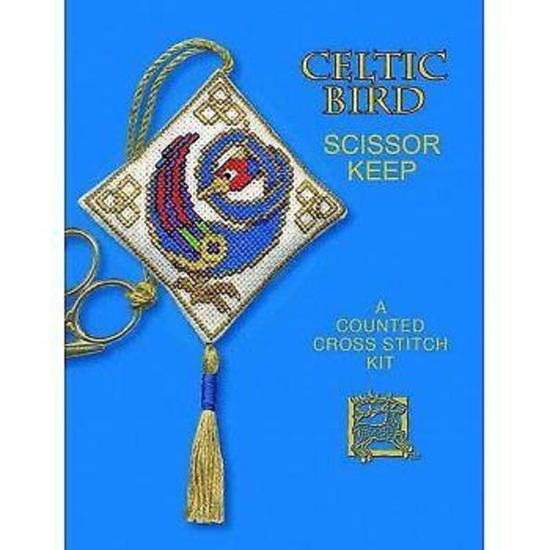 Textile Heritage Scissor Keep Counted Cross Stitch Kit Etsy